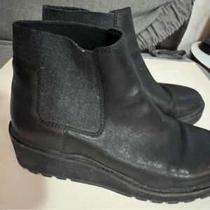 Eileen Fisher Black Ankle Boots